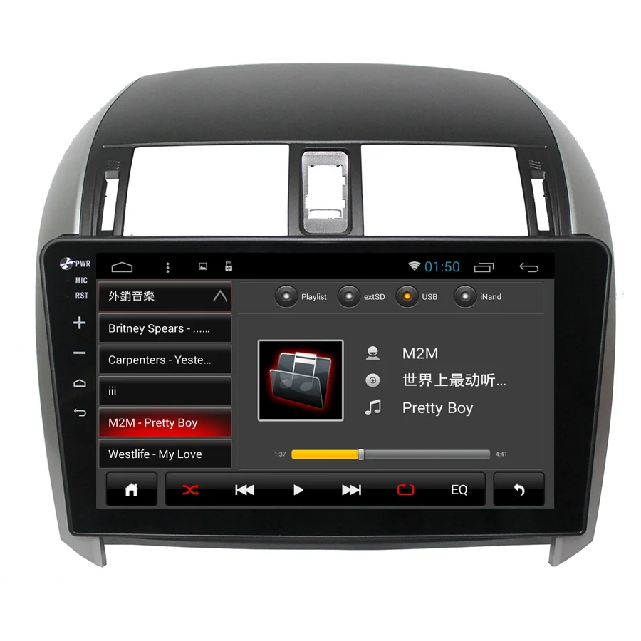 Asvegen Android Восьмиядерный вертикальный экран для Toyota COROLLA 2007 2013 2 din автомобильный