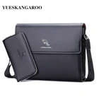 Сумка-мессенджер Мужская, кожаная, цвет в ассортименте