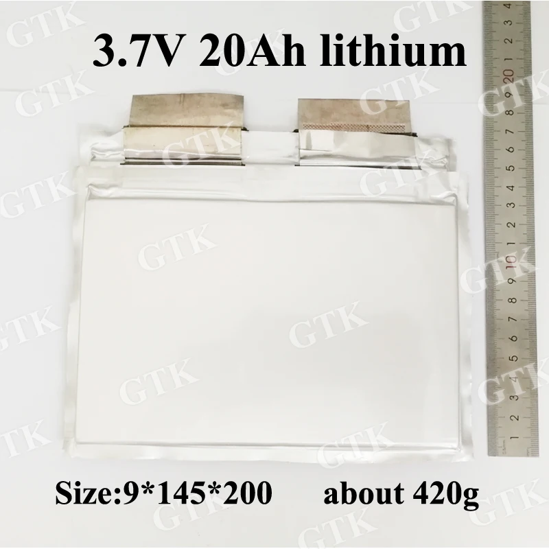 4 шт. литиевая 3 7 В 20Ah lipo ячейка с высоким током 100A батарея 22ah для diy солнечной