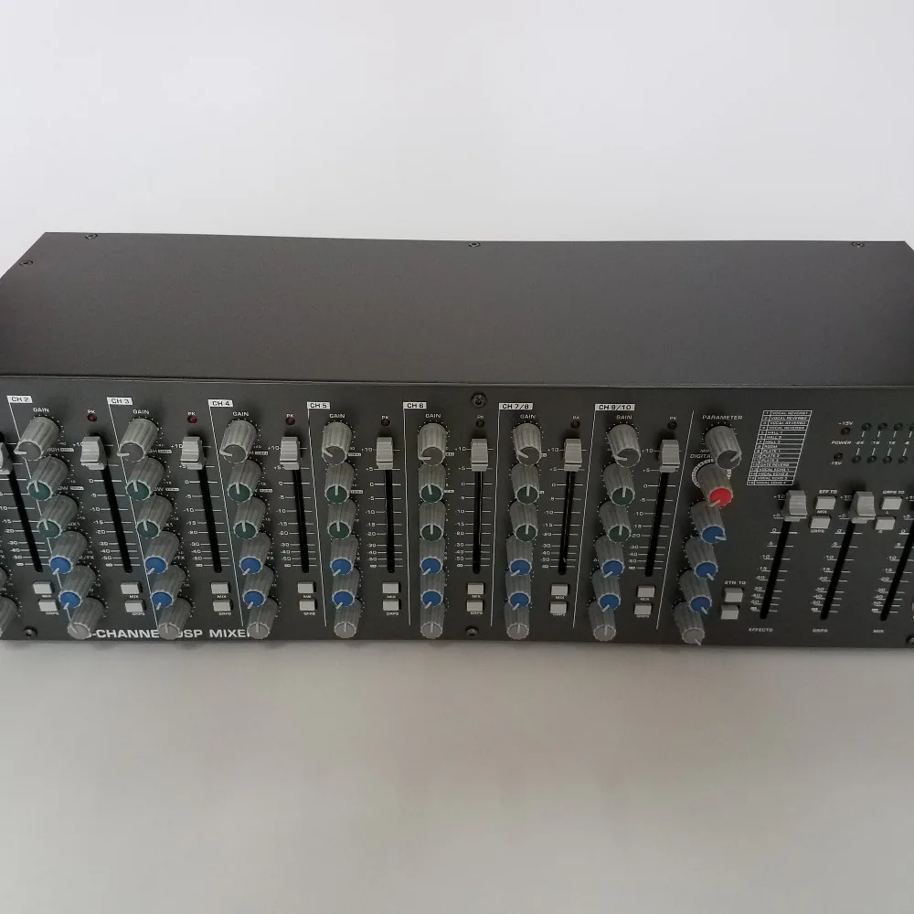 Leicozic профессиональный звуковой микшер MU10FX Профессиональная звуковая система стоечное крепление микшерный стол pro аудио Музыкальные инструменты