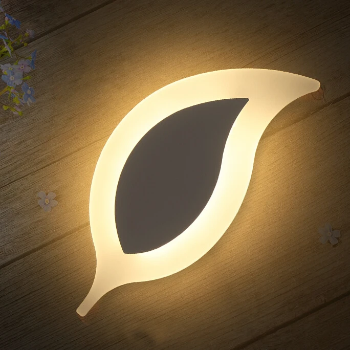 

Modern Led Wall Lights Leaf wall lamp For Living Room Hallway Bedroom Home Decoration Fixtures Night Wall Light Source Lamps