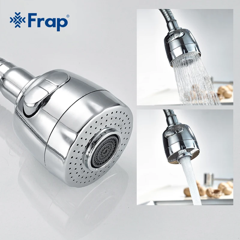 frap kitchen faucet modern space zinc alloy kitchen mixer faucet sink taps saving water deck mounted cold and hot water faucet free global shipping