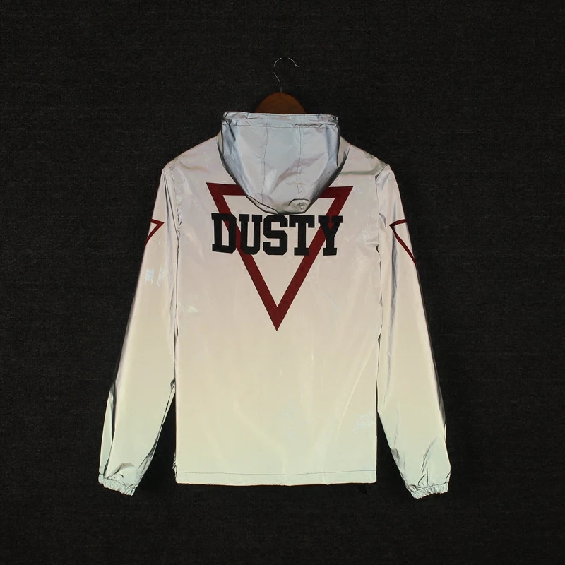 2017 Мужская с мехом утолщенный светильник светящаяся куртка 3м светоотражающая