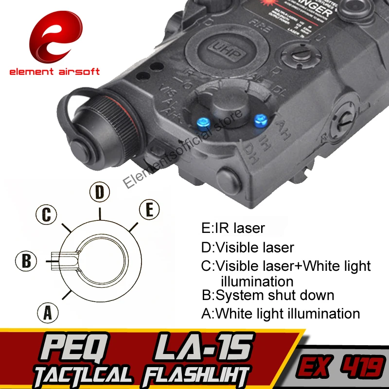 Element Airsoft surefir M600C оружейный скаутский светильник IR PEQ 15 Зеленая лазерная Оружейная