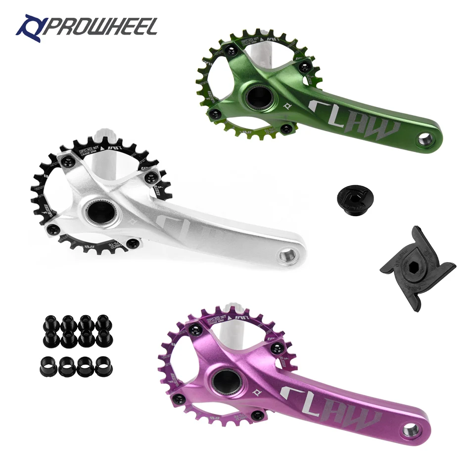 Prowheel 104 BCD mtb шатун со звездочками для велосипеда пластины 170 мм/30/32/34/36/38T Круглый