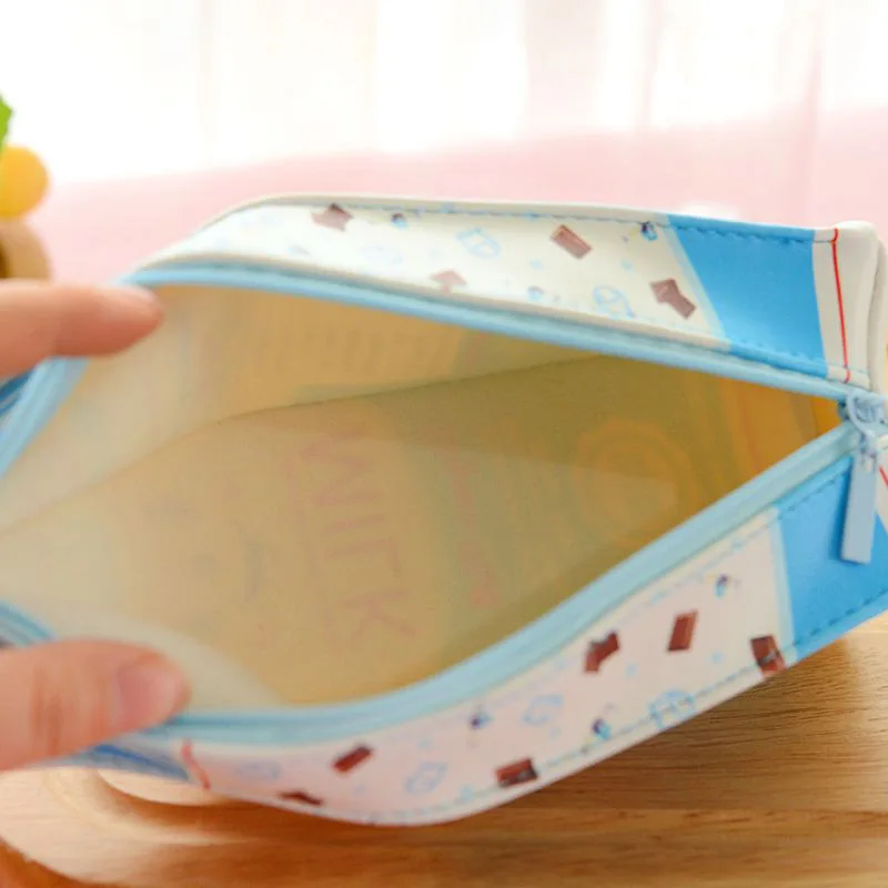 Новый чехол карандаш для молочных коробок пенал из искусственной кожи сумка