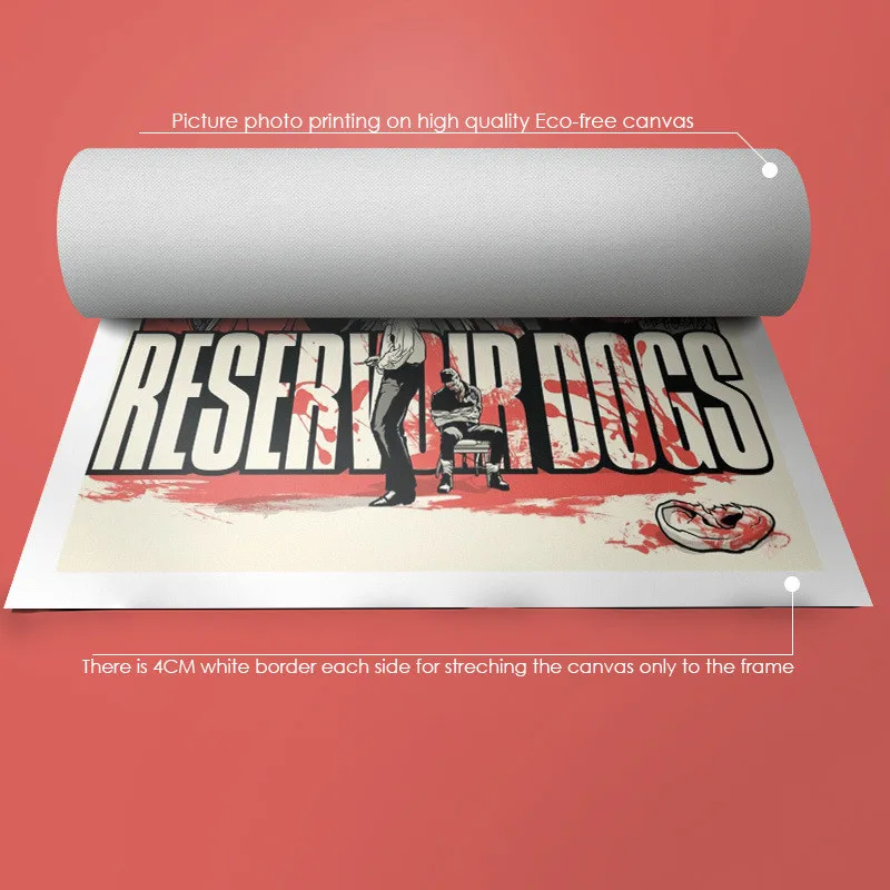 Фильм постер падающая вода собака вульгарный Новый Бескаркасный холст печать