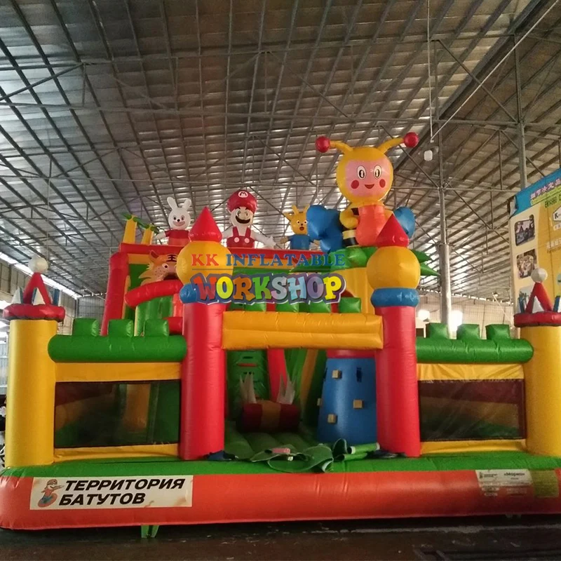 Надувная горка на заказ Замок Комбинация super slide fun city | Игрушки и хобби