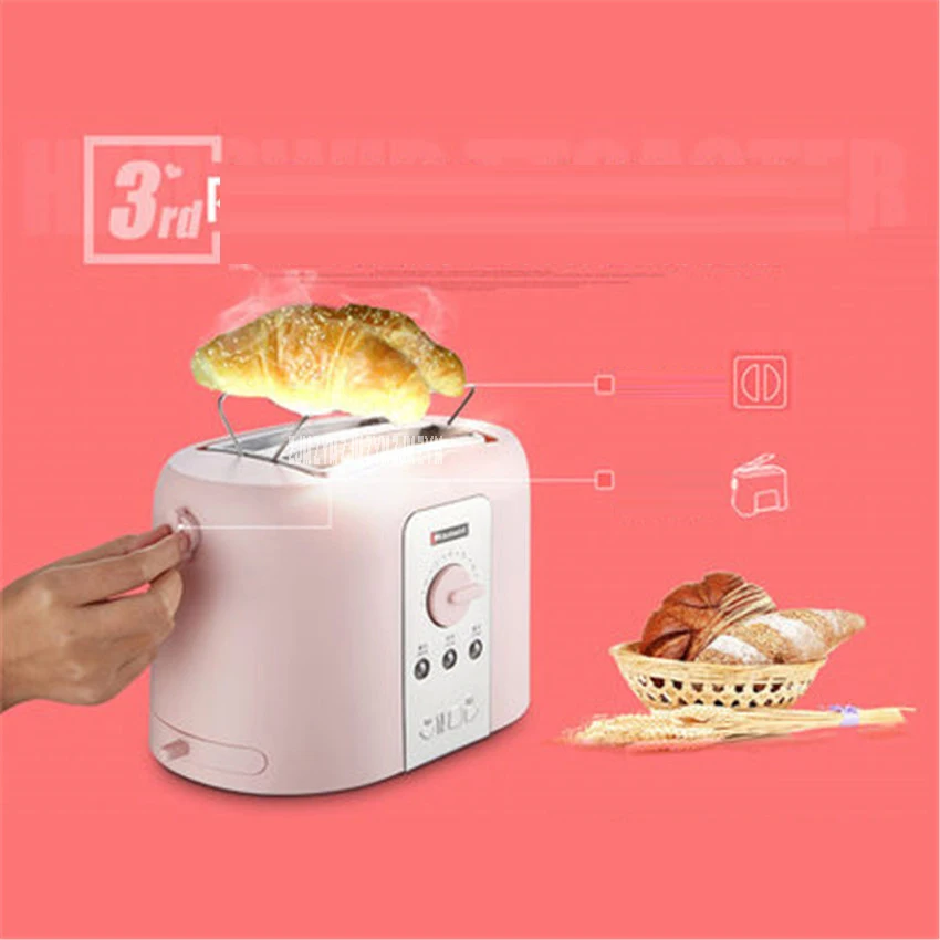 HT-50 для домашнего использования 2 сильного хлеба автоматический тостер машина