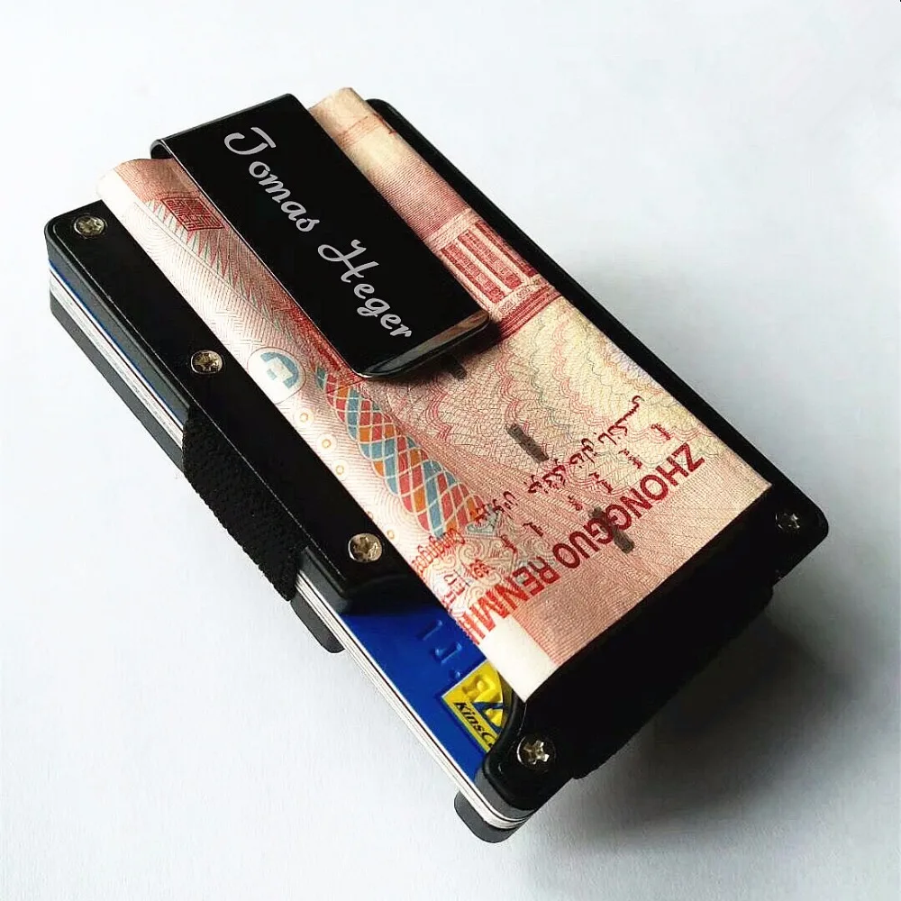 QOONG Custom Lettering Plastic Credit Card Holder Travel Mini Wallet Men Women Cardholder Porte Carte Male Case KH1-016s | Багаж и сумки