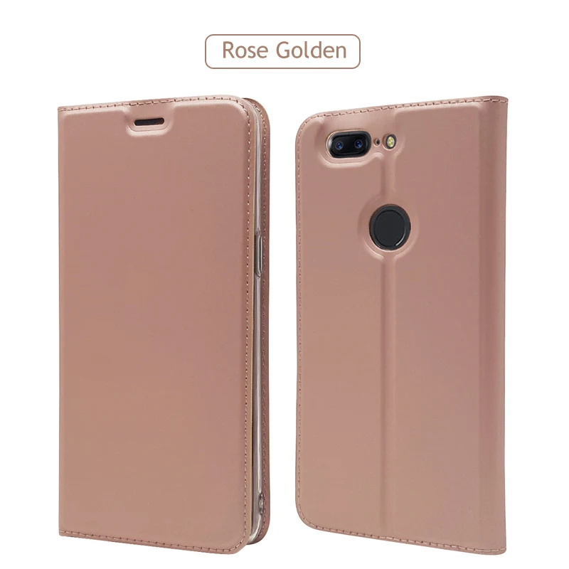 Rose gold ZROTEVE чехол для Oneplus 6 T 5T Чехол Флип-Бумажник кожаный чехол для One Plus 5 5T 6 T Чехол Флип Магнитный чехол Oneplus6 T чехол s - Цвет: Rose gold