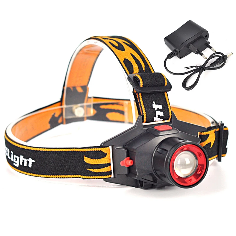 Налобный фонарь BORUiT светодиодный 1000 лм XML Q5 с 3 режимным увеличением|camping head torch|head