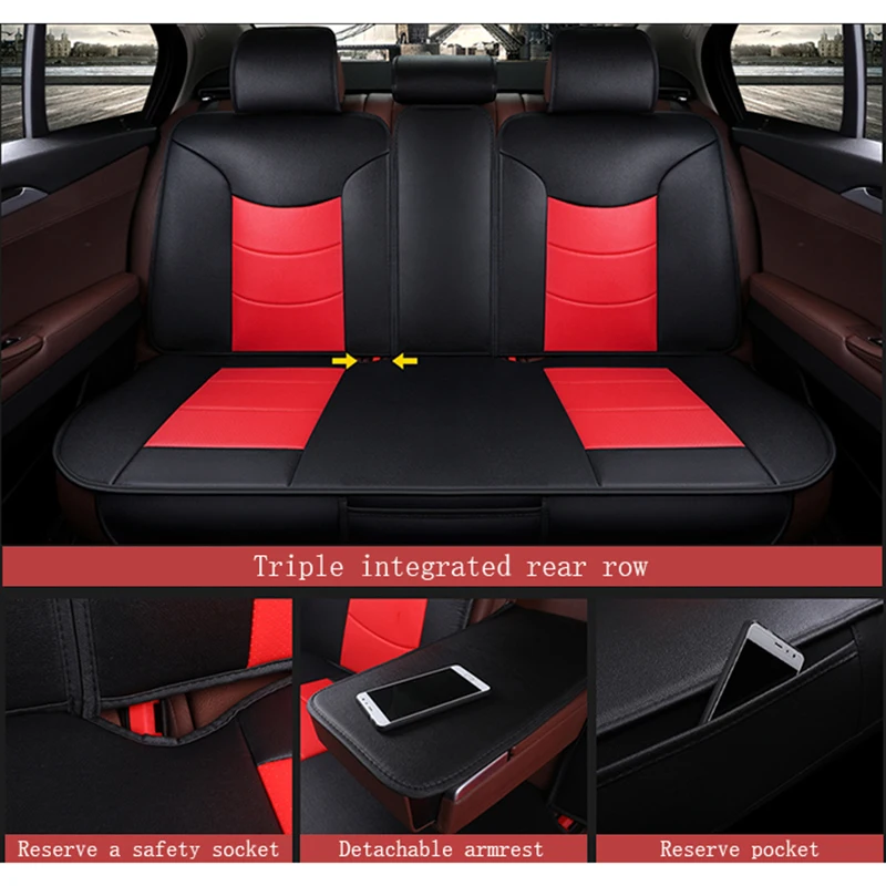WLMWL Universal Leather Car seat cover for Honda all models CRV XRV Odyssey city crosstour civic crider vezel fit accord | Автомобили и