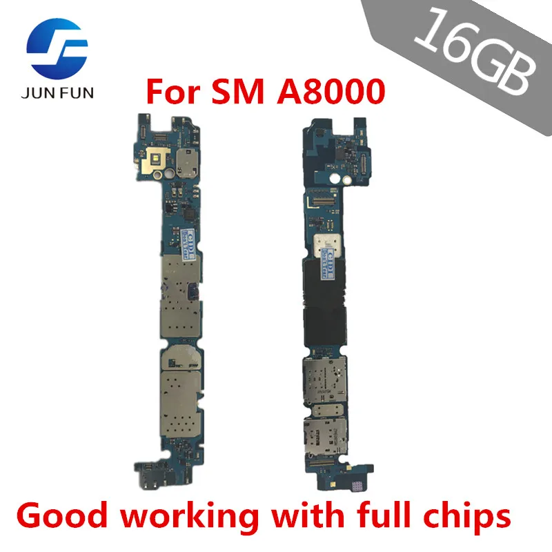 Материнская плата JUN FUN на 16 Гб для Samsung Galaxy A8 A8000 разблокированная материнская с