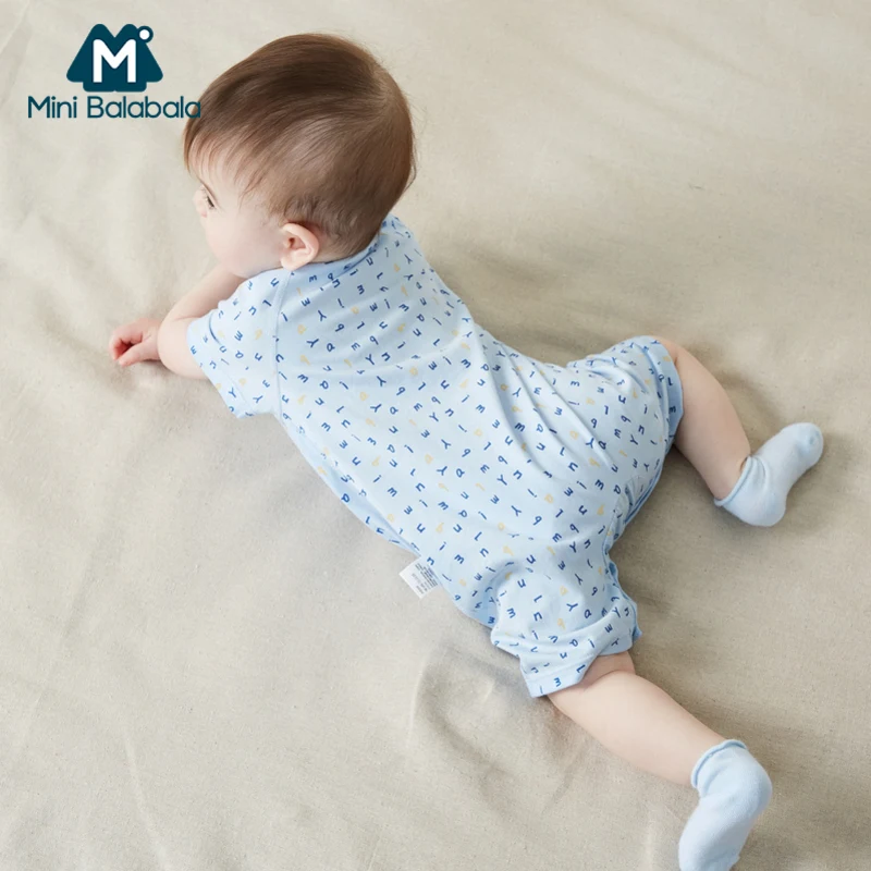 Мини комбинезон balabalaBaby Летний для новорожденных одежда маленьких девочек и