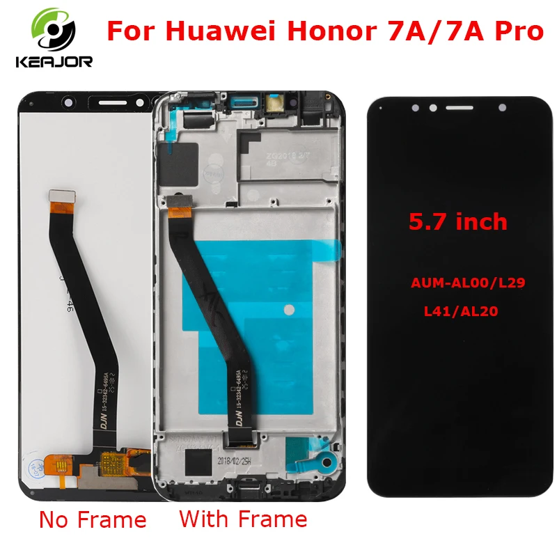 Сенсорный экран для Huawei Honor 7A ЖК-дисплей Pro дигитайзер в сборе сменный 5 7&quot |
