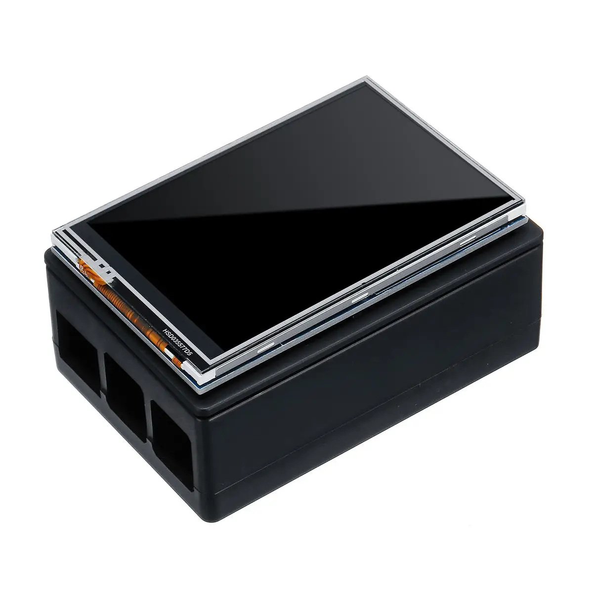 black Для Raspberry Pi 3 цвета TFT Tou ch экран ЖК-дисплей 3,5 дюймов+ ABS чехол+ стилус ЖК-дисплей монитор набор для Raspberry Pi - Цвет: black