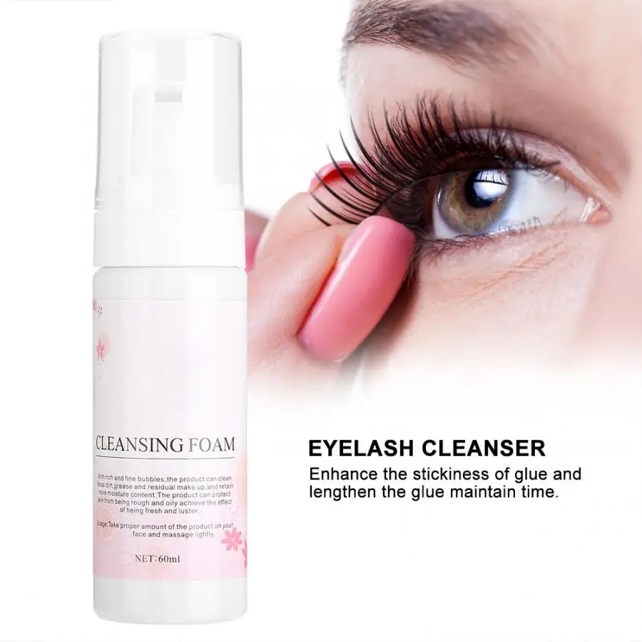 60 мл профессиональное средство для очистки ресниц грунтовка наращивания