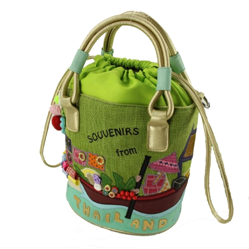 BS542 Высокого Качества Конфеты Цветные Сумки Холст Drawstring Сумка Женщины Почтальона