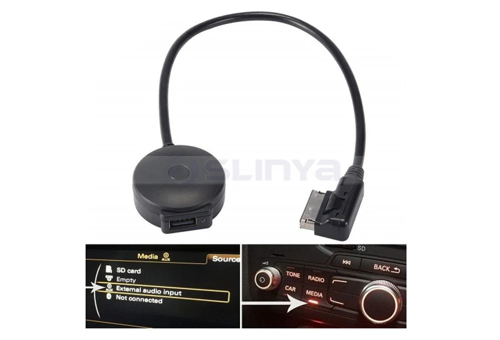 AMI MMI MDI беспроводной Bluetooth V4.0 музыкальный аудио приемник USB флеш-накопитель кабель MP3 для Audi A3 A4 A5 A6 Q5 Q7