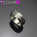 COUYA Fashion Big Rings for Women 5 Colors Red Green Orange Black Crystal Finger Ring Big Glass Stone Wedding Rings Jewelry