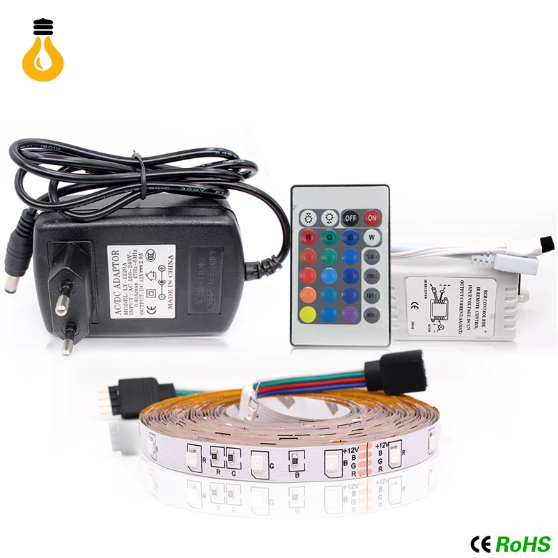 Горячая Распродажа 5 м 300 светодиодов не водонепроницаемое КЗС СИД полосное