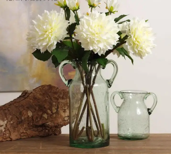 6 шт. Высший сорт декоративные цветы Моделирование Dahlia искусственные оптом