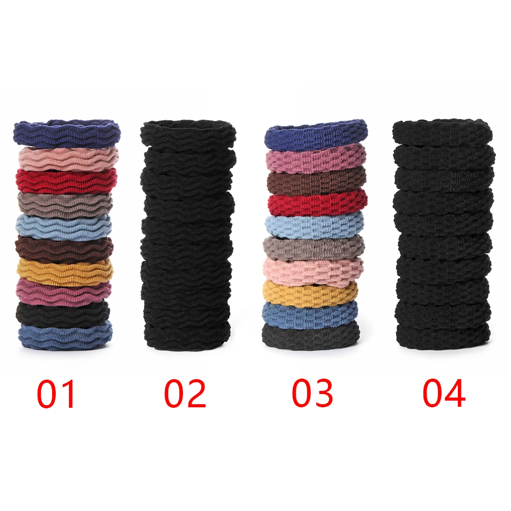 Женская резинка для волос 10 шт. модные эластичные ленты девочек повязка хвостика