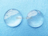 50pcs 20mm round cleartransparent glass cabochonspendants domed for photoscabochonsor art