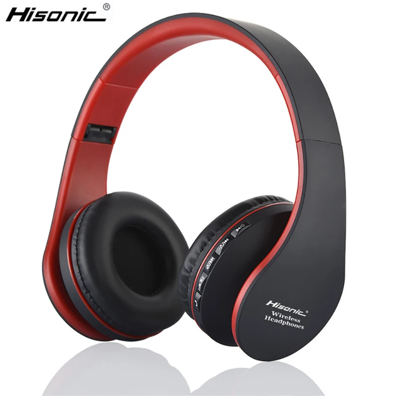 Hisonic свободные наушники беспроводные стерео Складные Наушники Микрофон шлем Аудио auriculares гарнитура наушники