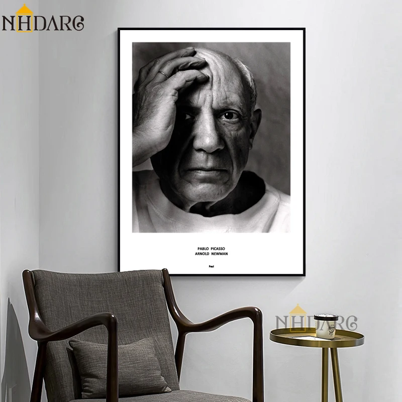 

Decorative Art of Black and White Portrait of Paul Picasso Canvas Print Painting Art Wall Picture Wall Decor Home Decoration