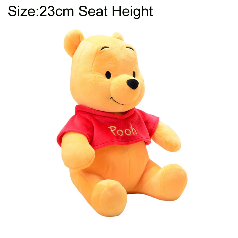 23cm Bear 30 см высота сиденья Винни Пух мягкая игрушка животное медведь плюшевые игрушки для детей на день рождения Рождество Детские праздники подарок - Цвет: 23cm Bear
