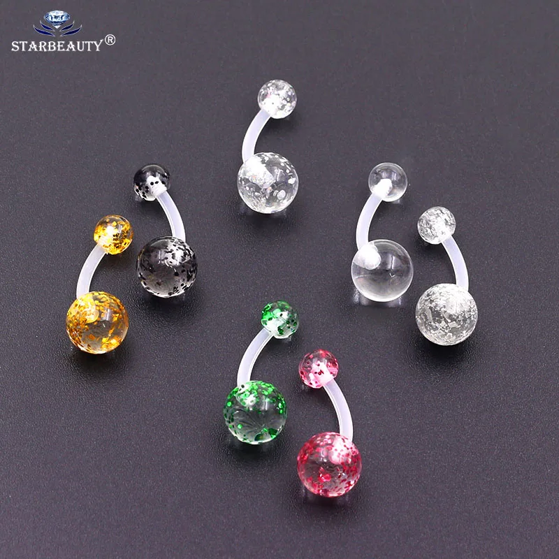 Фото Серьга-гвоздик Starbeauty из силикона, 1 шт. №5