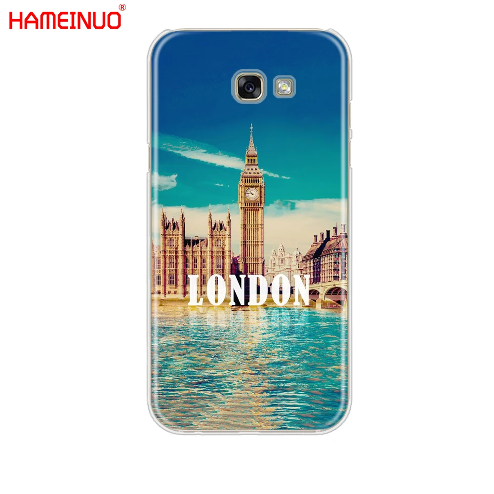 Чехол для мобильного телефона HAMEINUO London big ben Bus чехол Samsung Galaxy A3 A310 A5 A510 A7 A8 A9 2016 2017 2018
