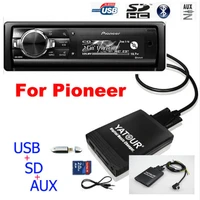 yatour car audio mp3 player for pioneer deh p900 keh p6200 w meh p055 deh 88 digital music changer usb mp3 aux bt adapter