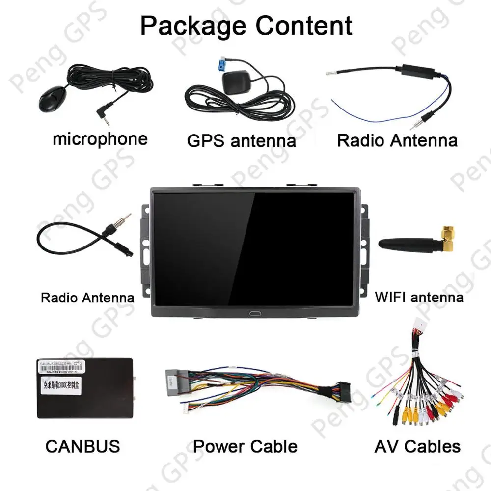 9 ''Android 10 0 8 core автомобильный стерео GPS навигации автомобиля радио плеер для Jeep