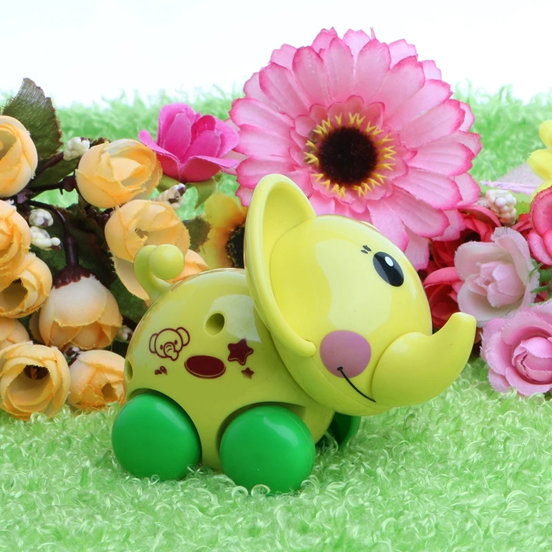 Милые Мультяшные животные заводные игрушки для бега пластиковый подарок детей