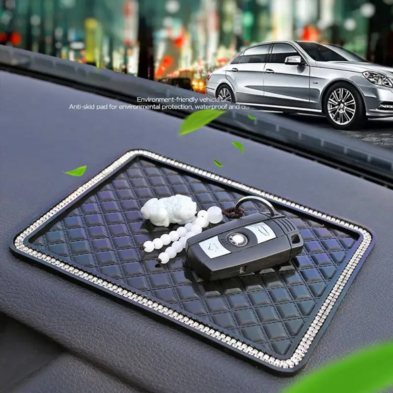 

Car Anti Slip Mat Phone Decoration Anti-slip Car Instrument Panel Coin Sunglasses Gel Pad Anti Slip Sticky Pad