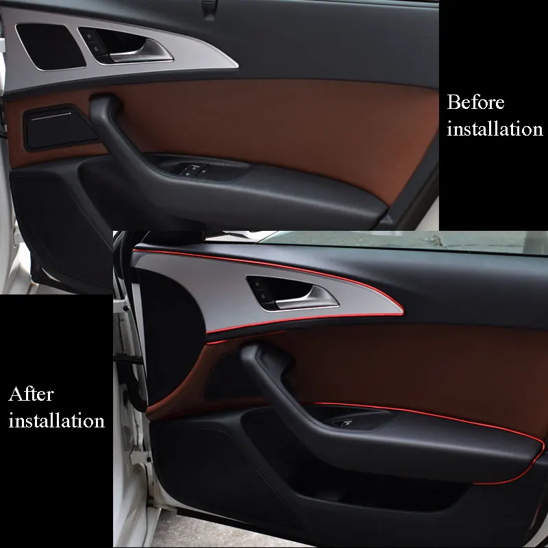 Автомобильный стайлинг 3 м украшение для авто наклейка нитка чехол Dacia Renault Saab Skoda