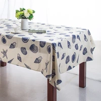 shells tablecloths cotton and linen tablecloths mediterranean ocean prints rectangular tablecloths hotel tablecloths