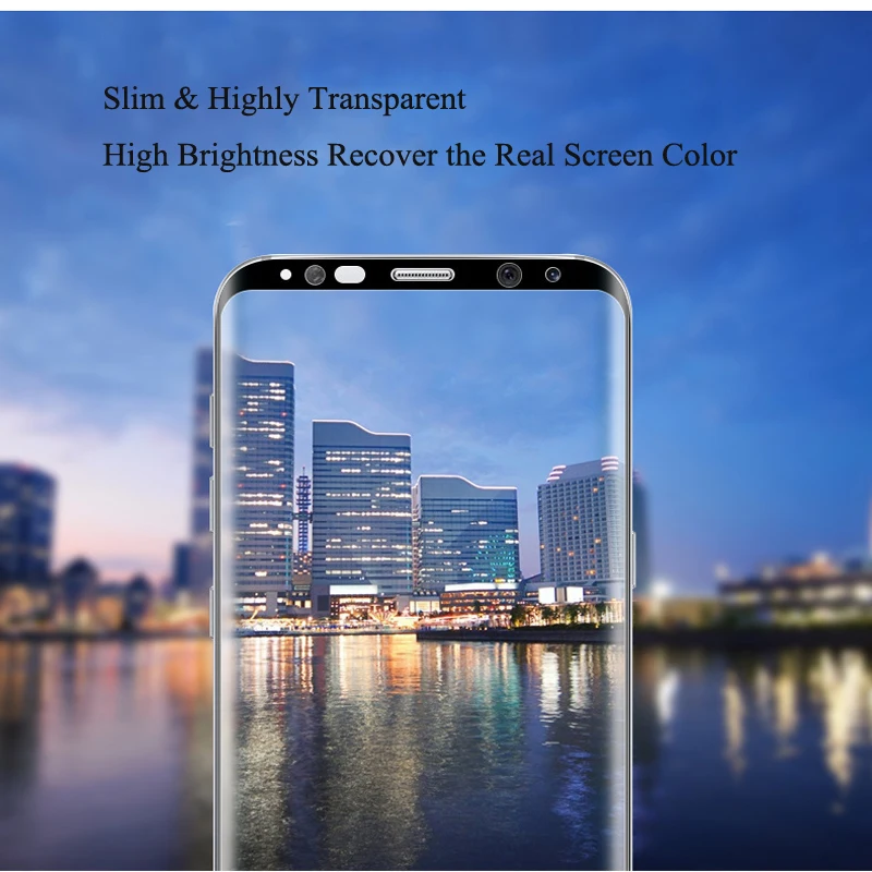 

3D Curved Full Cover Tempered Glass For Samsung Galaxy S8 S8 Plus 9H Screen Protector Protective Film For Samsung Galaxy S8 Plus