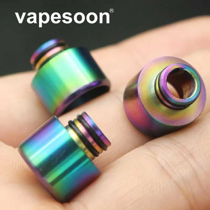 

VapeSoon 510 SS Rainbow Drip Tip For TFV8 BABY TFV12 BABY Prince TANK MELO 3 MINI 8PCS