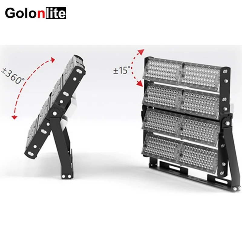 Golonlite светодиодный высокая мачта светильник 1000W 500W 600W 800W 1200W 1500W 400W Прожектор Светильник 250W 230V 110V 277V 220V белый 5000K 5700K IP65