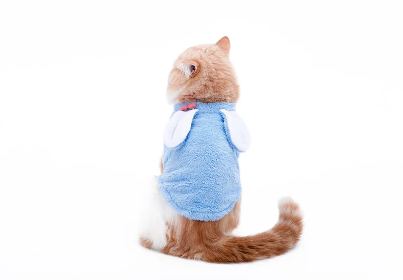 HOOPET собака кошка пальто Pet бархат фланелевые пижамы зимний жилет теплый мягкий Товары для собак Костюмы Щенок костюмы одежда