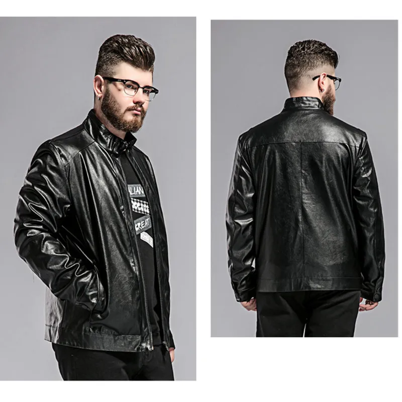 8XL 7XL мужские кожаные куртки jaqueta masculinas Inverno Couro пальто Jaquetas De Мужская зимняя