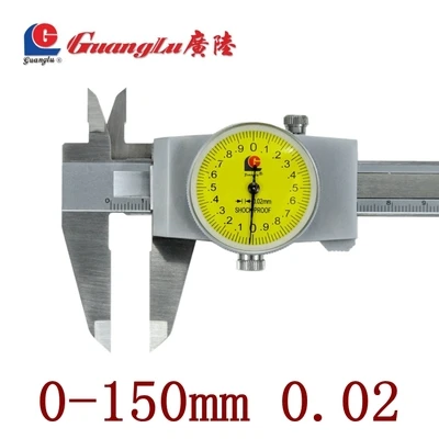 Штангенциркуль из нержавеющей стали 0 150 мм 01 02 мм|dial gauge|dial indicatordial indicator gauge 0-10mm |