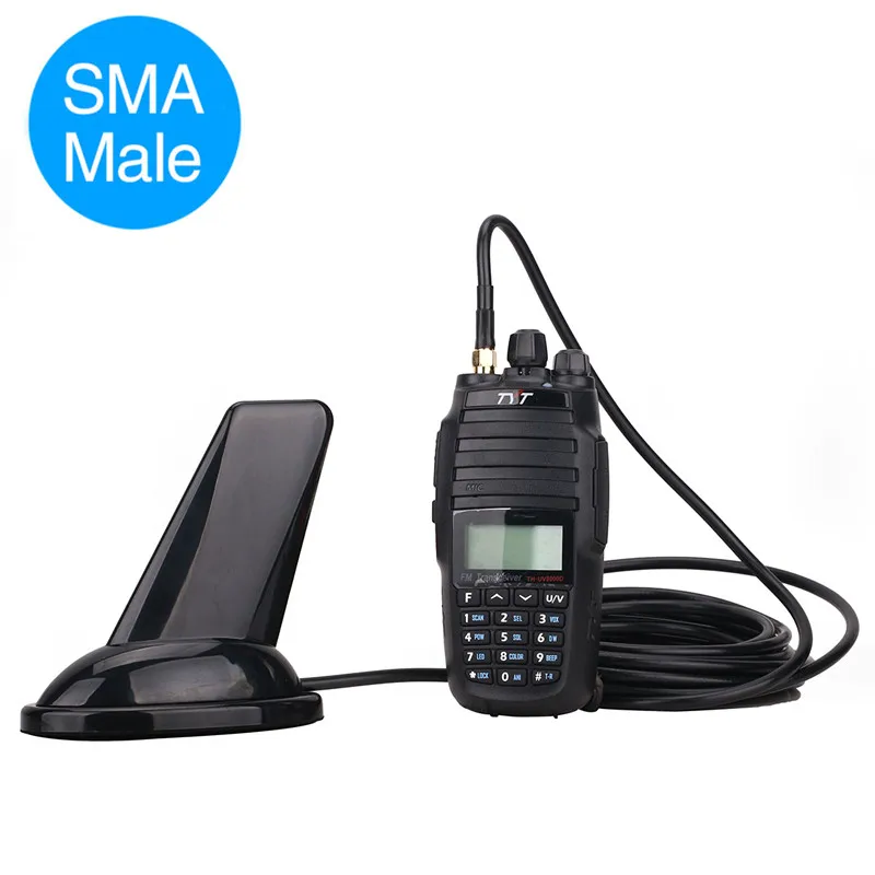 Двухдиапазонная Антенна ABBREE Shark Fin SMA Male VHF UHF Для рации Yaesu|Запчасти и аксессуары