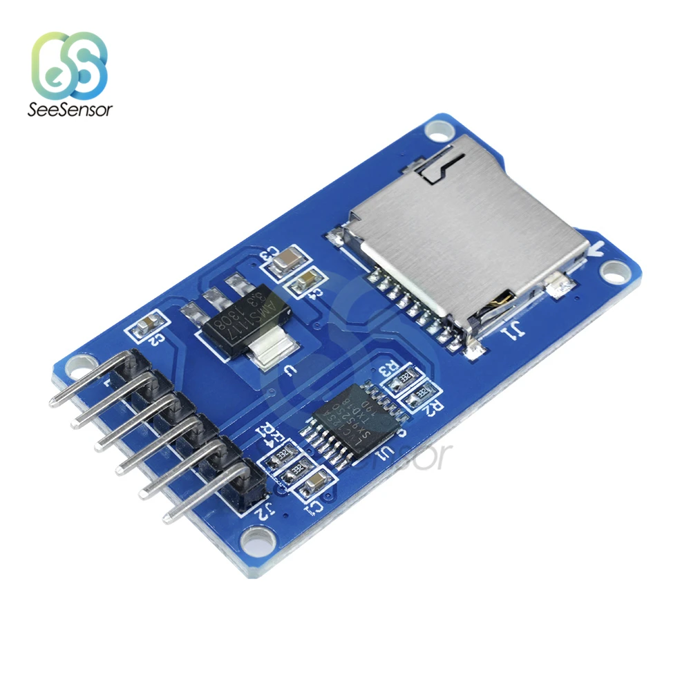 Плата расширения памяти Micro SD 10 шт. модуль защиты карты TF SPI для Arduino|Детали и