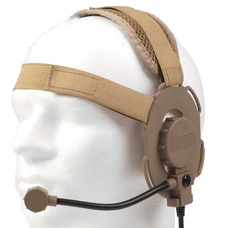 Тактическая Военная головная гарнитура для стрелка Evo III страйкбол Mic Radio Boom