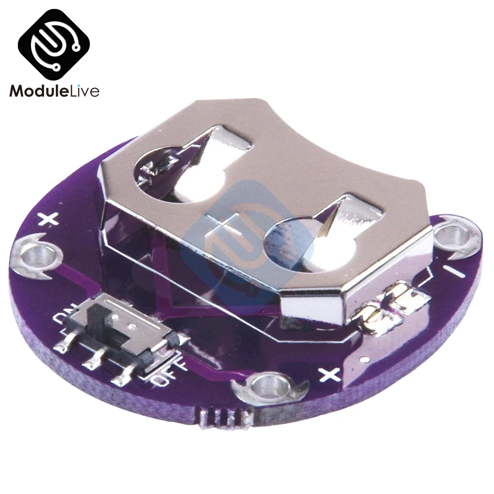 Держатель для аккумулятора Arduino LilyPad CR2032 комплект самостоятельной сборки